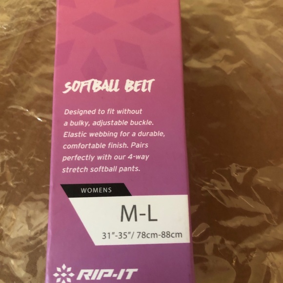 Rip-it womens softball belt. M/L. Brand new - Picture 1 of 4